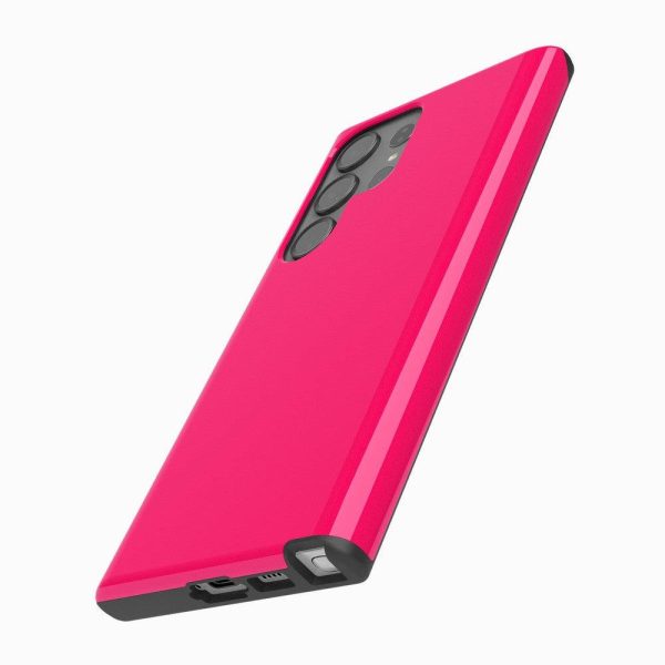 Think Pink | Solid Neon Pink Samsung Case Hot on Sale - Image 4