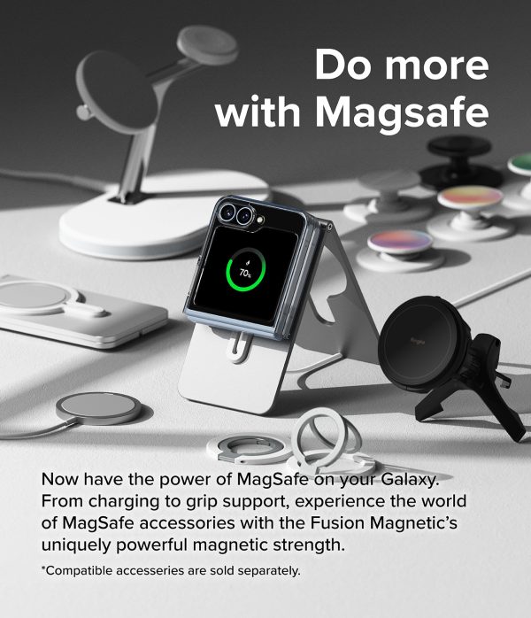 Galaxy Z Flip 6 Case | Fusion Magnetic - Clear For Discount - Image 4