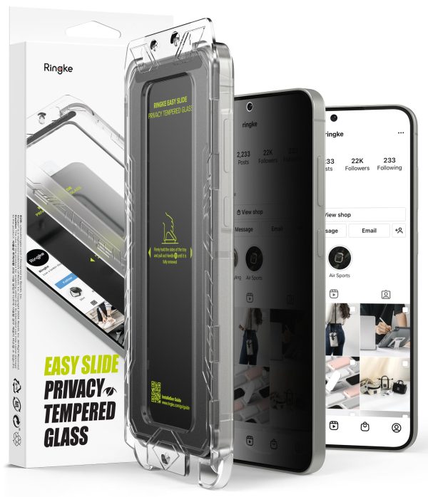 Galaxy S25 Screen Protector | Easy Slide Privacy Tempered Glass Cheap