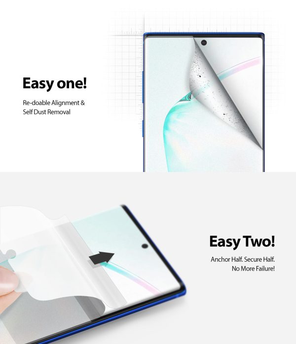 Galaxy Note 10 Plus Screen Protector | Dual Easy Film Matte For Discount - Image 3