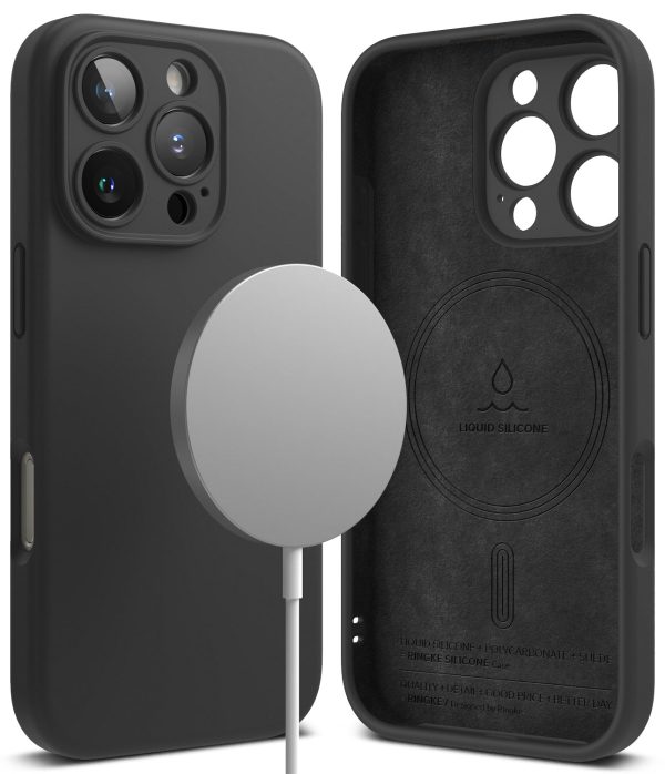 iPhone 16 Pro Case | Silicone Magnetic Sale - Image 3