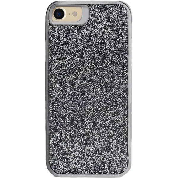 All That Glitter | Charcoal Silver Crystal Case For Cheap